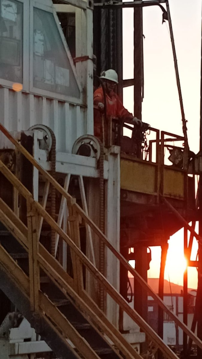 SEPESA rig at sunset